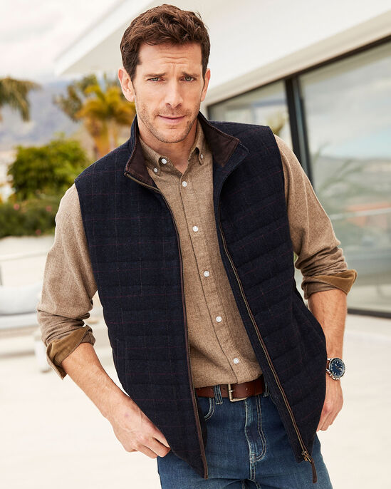 Wool-Touch Quilted Gilet