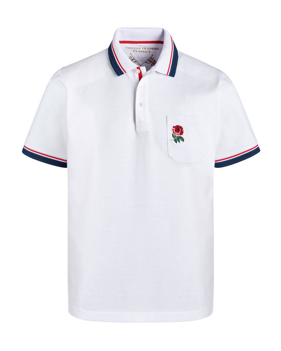 Short Sleeve Classic England Polo Shirt