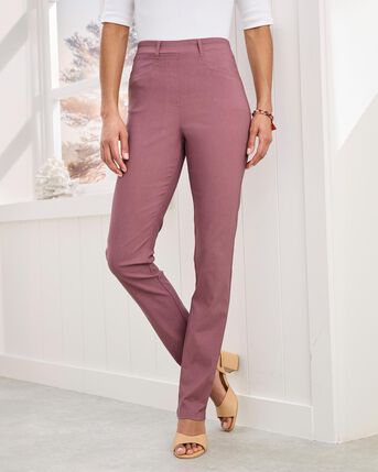Super Stretchy Pull-On Slim Leg Trousers