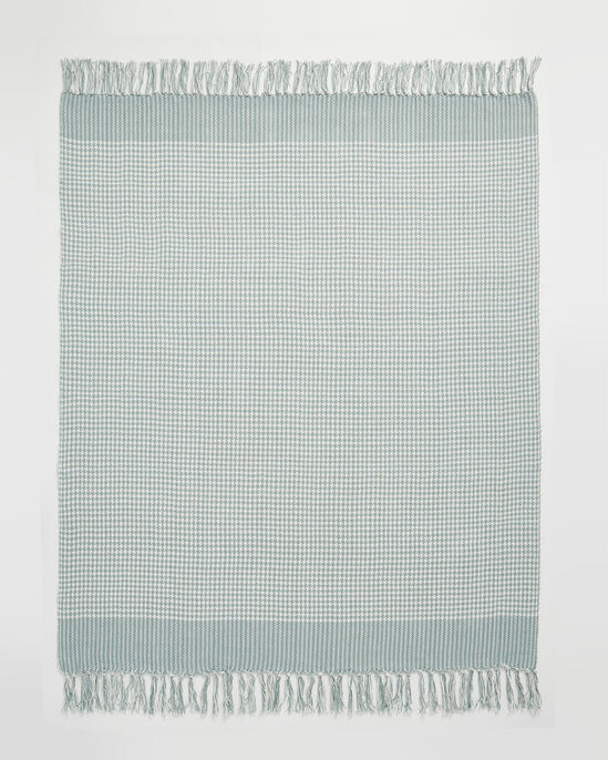 Houndstooth Cotton Throw (Large)