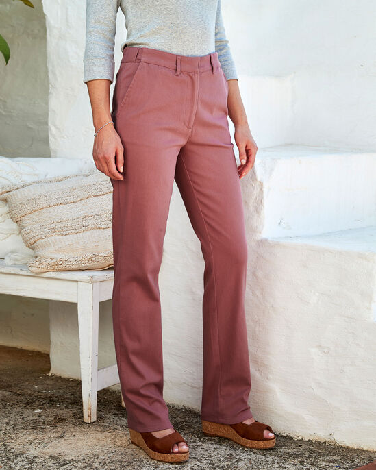 Lola Adjustable Waist Straight-Leg Trousers