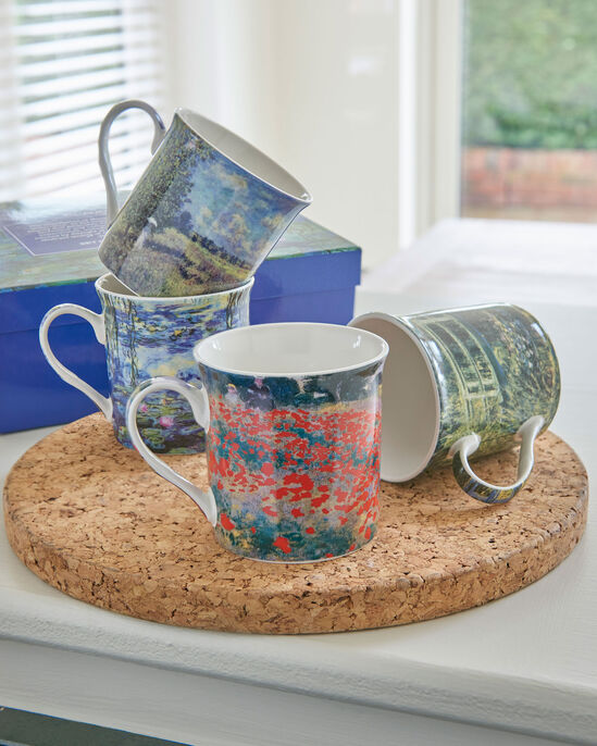 Set of 4 Monet Mugs