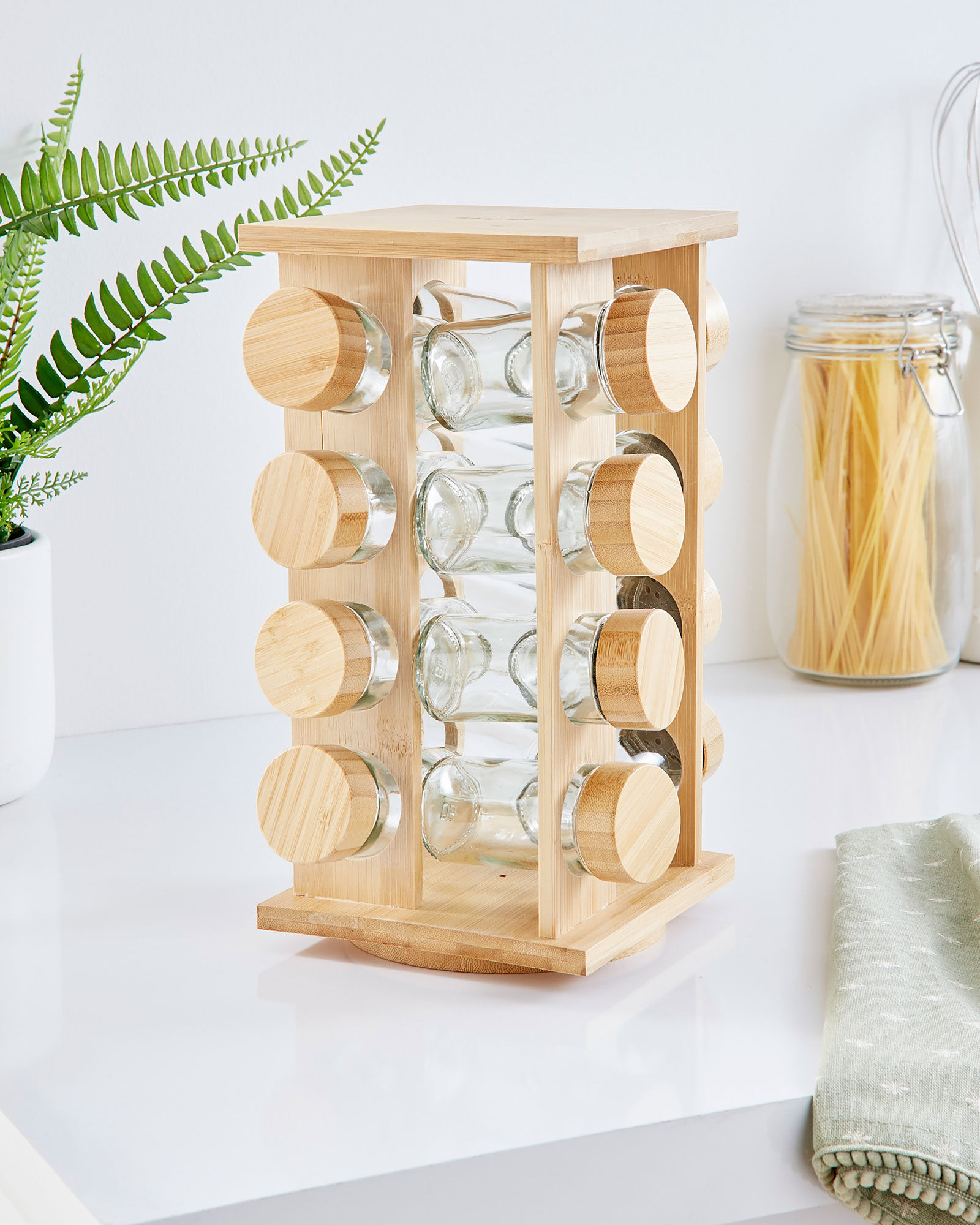 Salter Bamboo 16pc Spice Rack