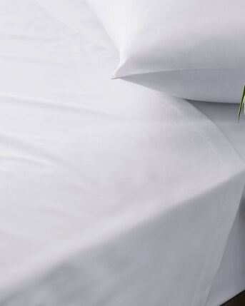 200 Thread Count Cotton Percale Plain Dyed Flat Sheet