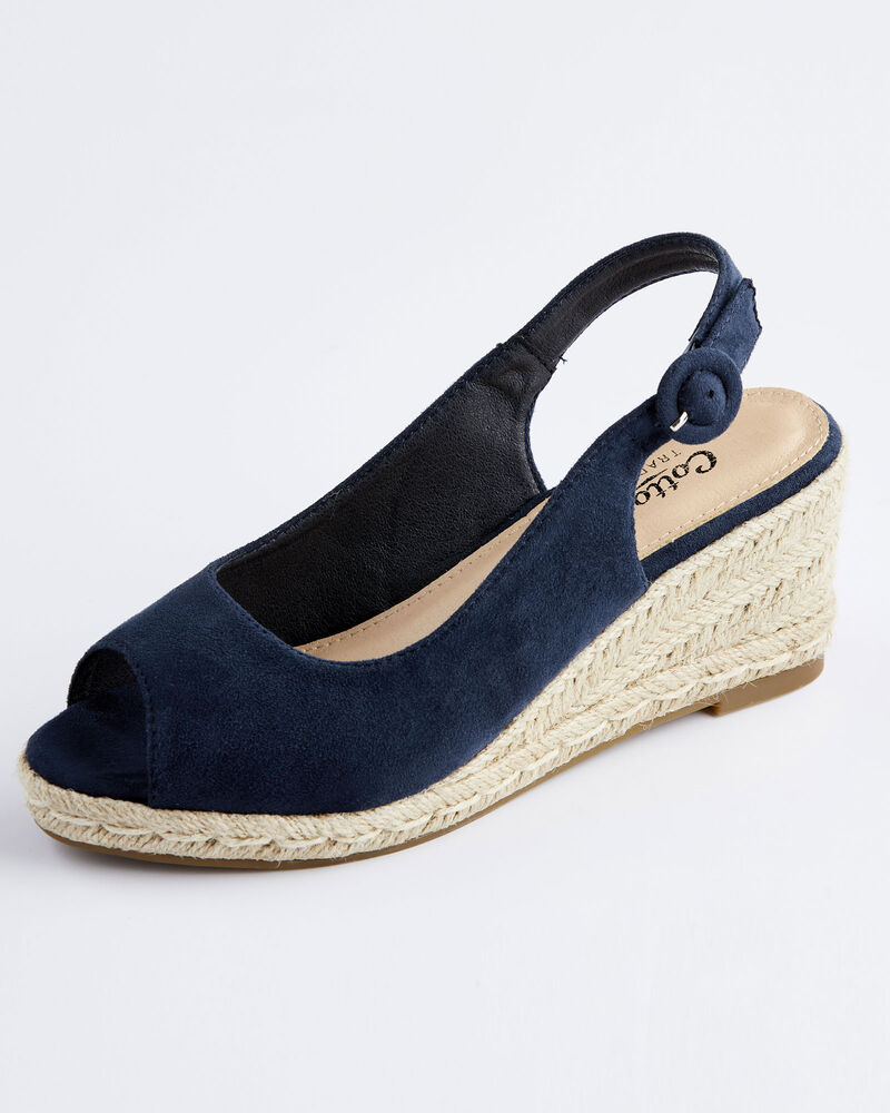 Espadrille Wedge Sandals at Cotton Traders