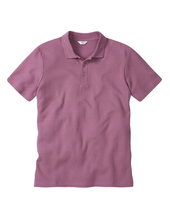 Seersucker Polo Shirt