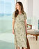 Crinkle Shirred Waist Maxi Dress