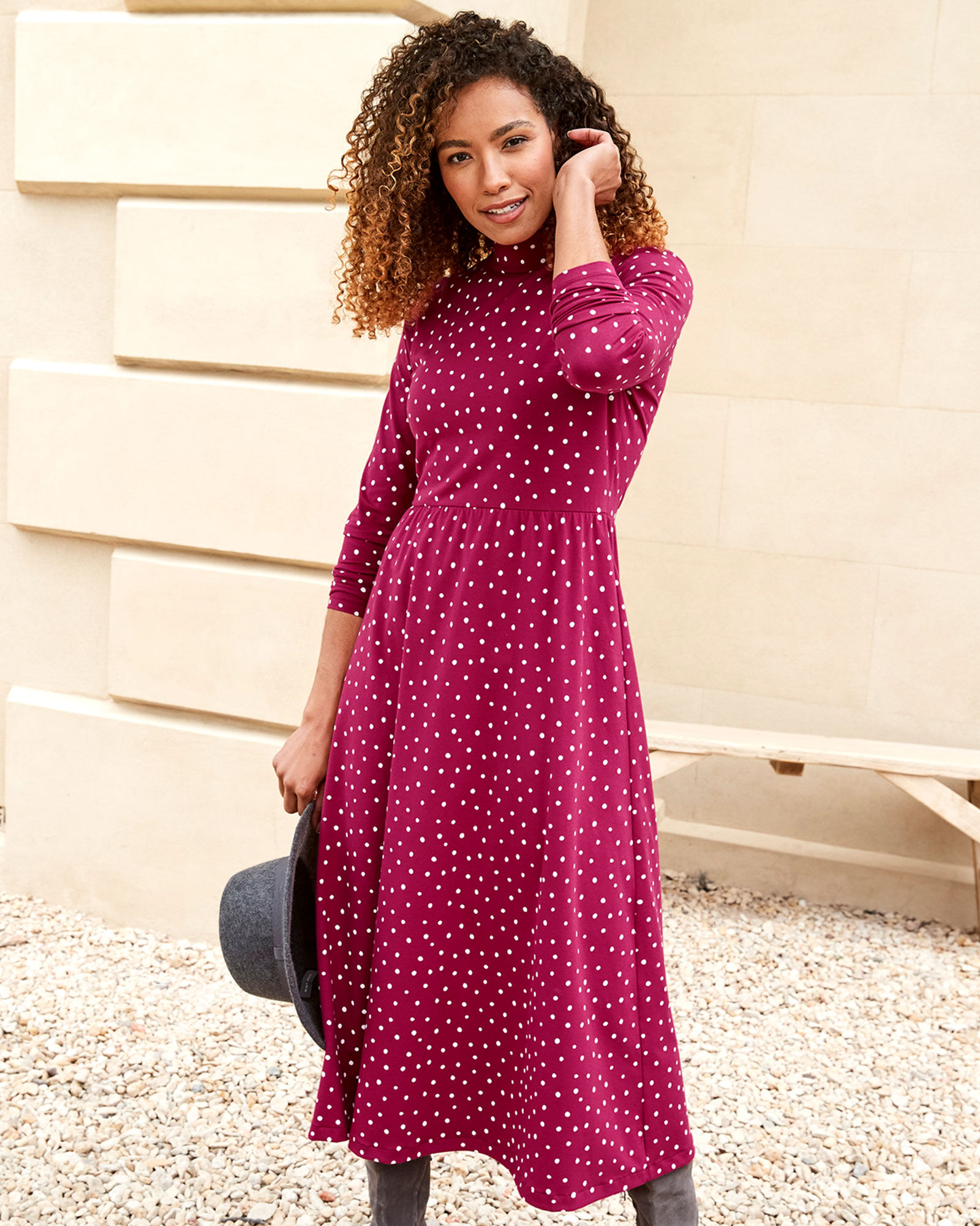 Midi dress turtleneck shop
