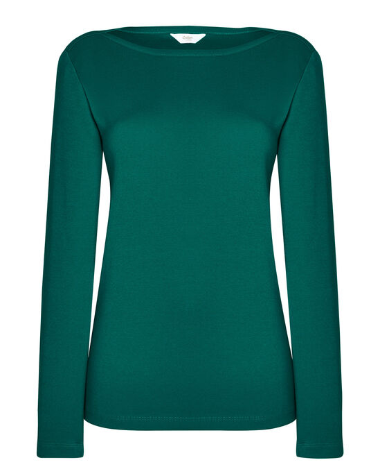 Cosy-Up Long Sleeve Boat Neck Top