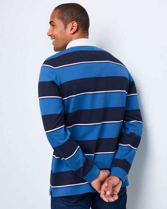 Signature Long Sleeve Stripe Rugby Shirt