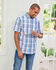 Short Sleeve Casual Check Shirt