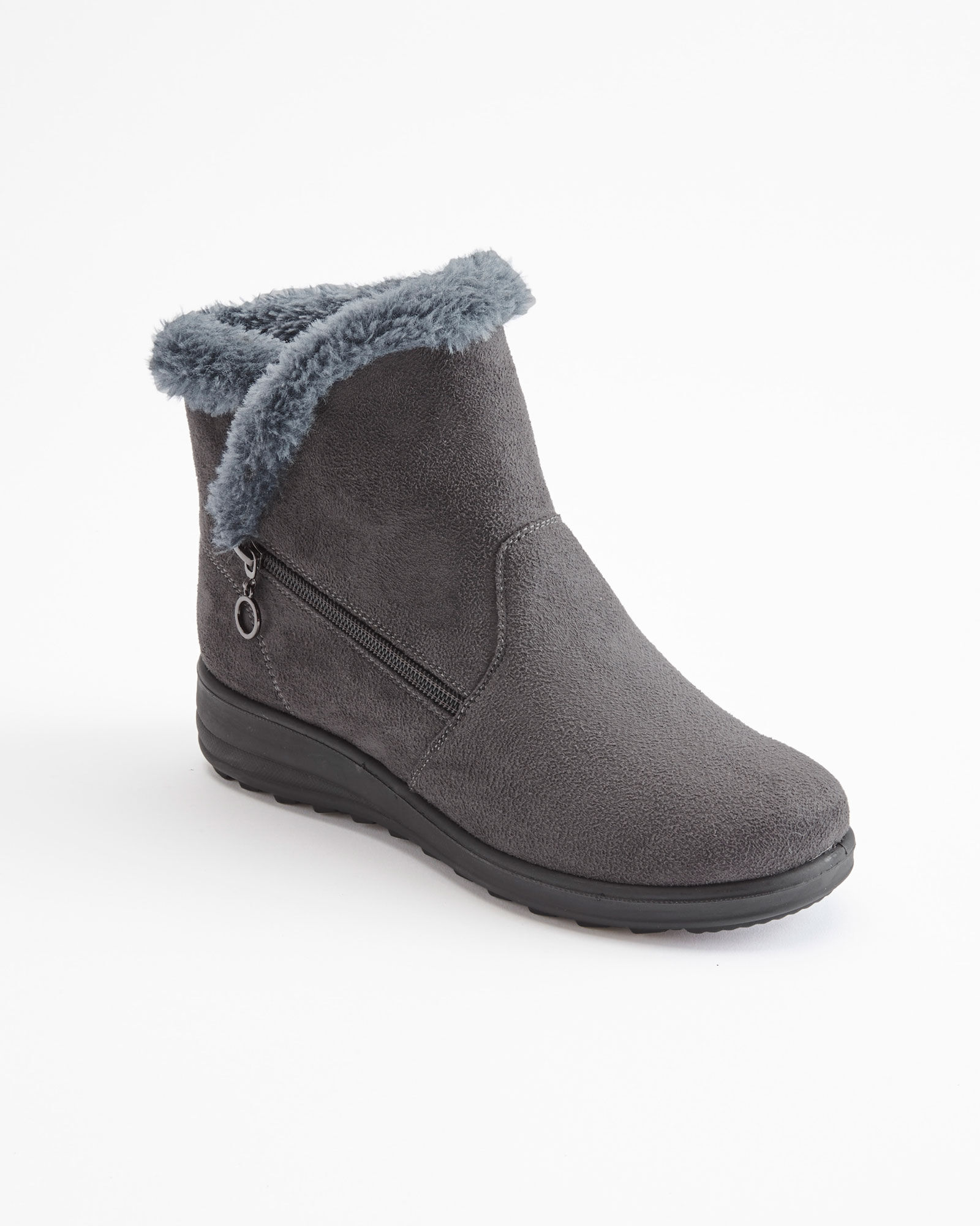 Cotton traders boots fur lined top