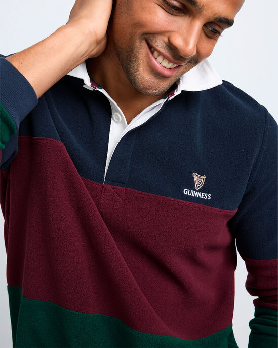 Guinness™ Colour Block Fleece Rugby Shirt