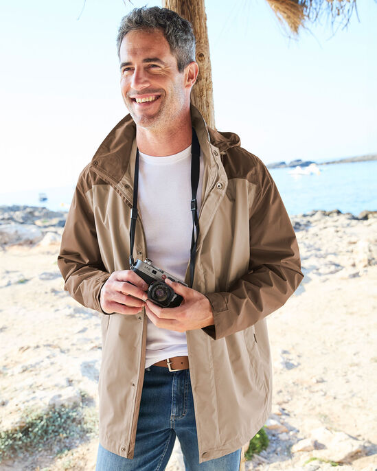 Panelled Waterproof Jacket