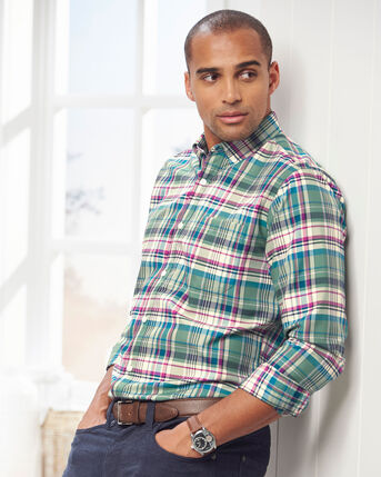 Long Sleeve Easy Iron Check Shirt