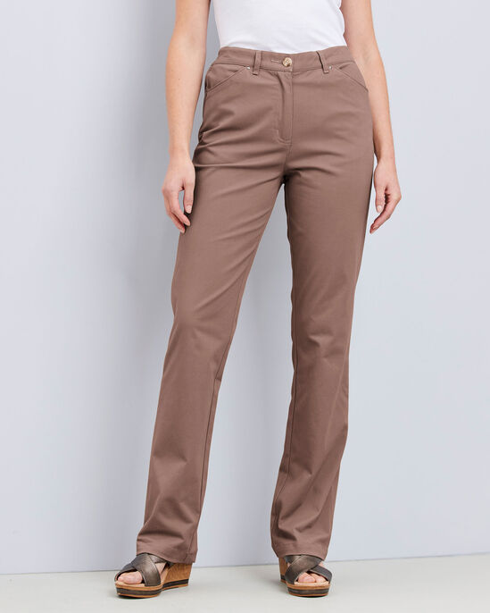 Classic Straight-Leg Chino Trousers