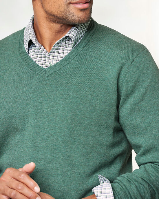 Cotton V-Neck Jumper