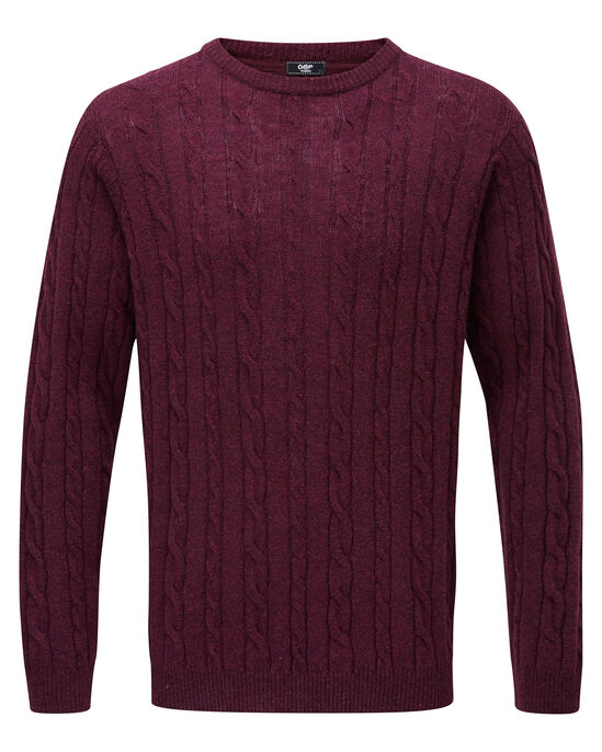 Lambswool Rich Cable Jumper