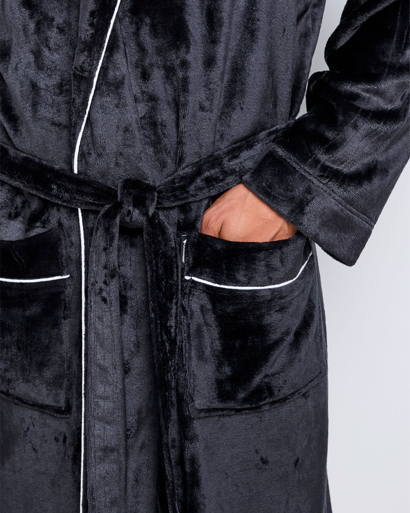 Guinness Fleece Dressing Gown at Cotton Traders