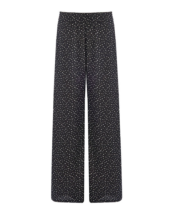 Good-Life Printed Wide Leg Trousers