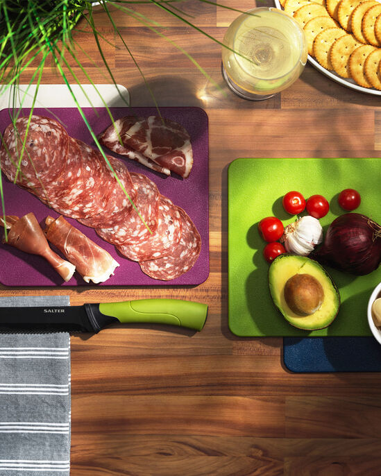 Salter 4 Piece Chopping Board Set
