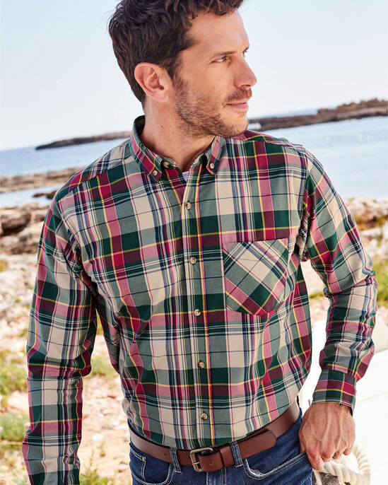 Long Sleeve Casual Twill Shirt