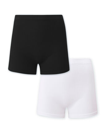 2 Pack Seam Free Ribbed Shorts