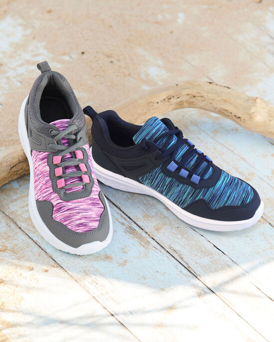 Lightweight Memory Foam Lace-up Trainers