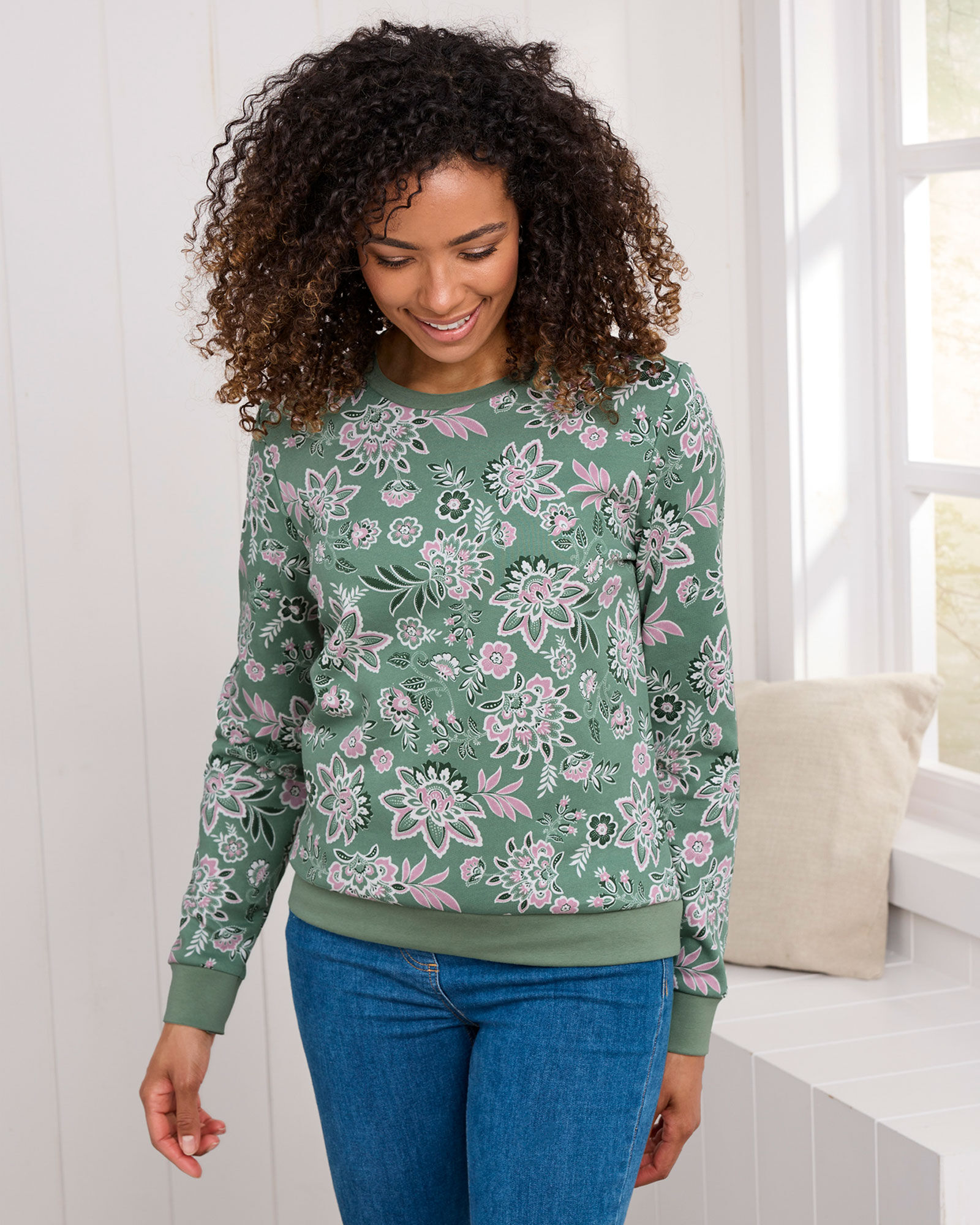 Women s Sweatshirts Ladies Sweatshirts Cotton Traders