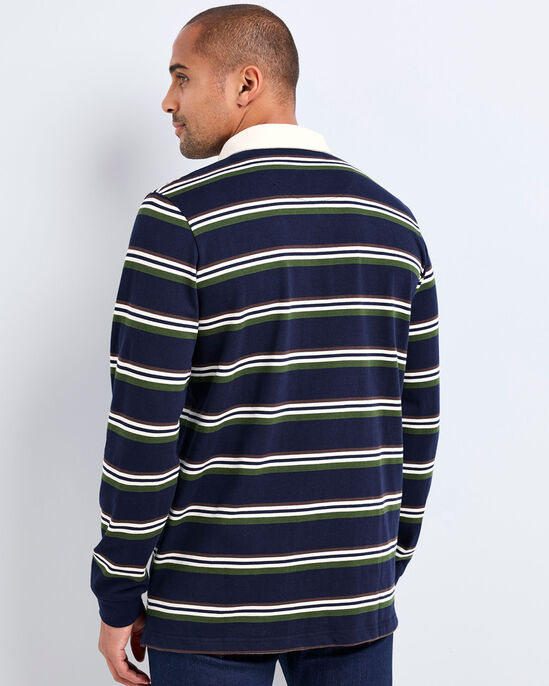 Signature Long Sleeve Stripe Rugby Shirt