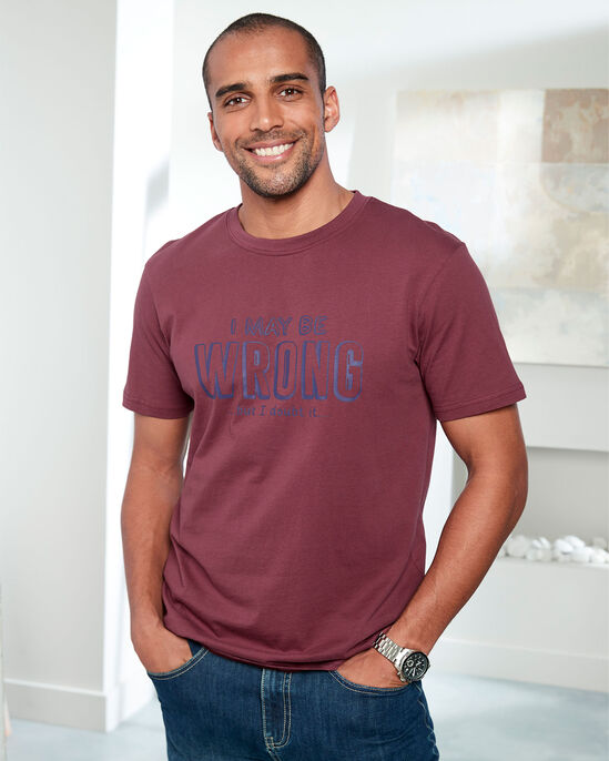 Pure Cotton Crew Neck T-Shirt