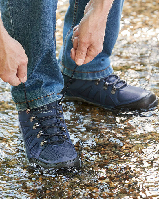 Waterproof Lace-Up Walking Shoes