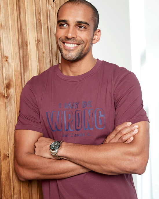 Pure Cotton Crew Neck T-Shirt