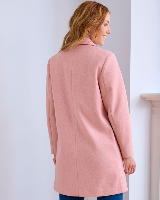 Wool-Look Unlined Coat