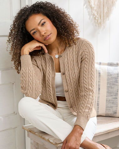 Cutest Cable Cardigan