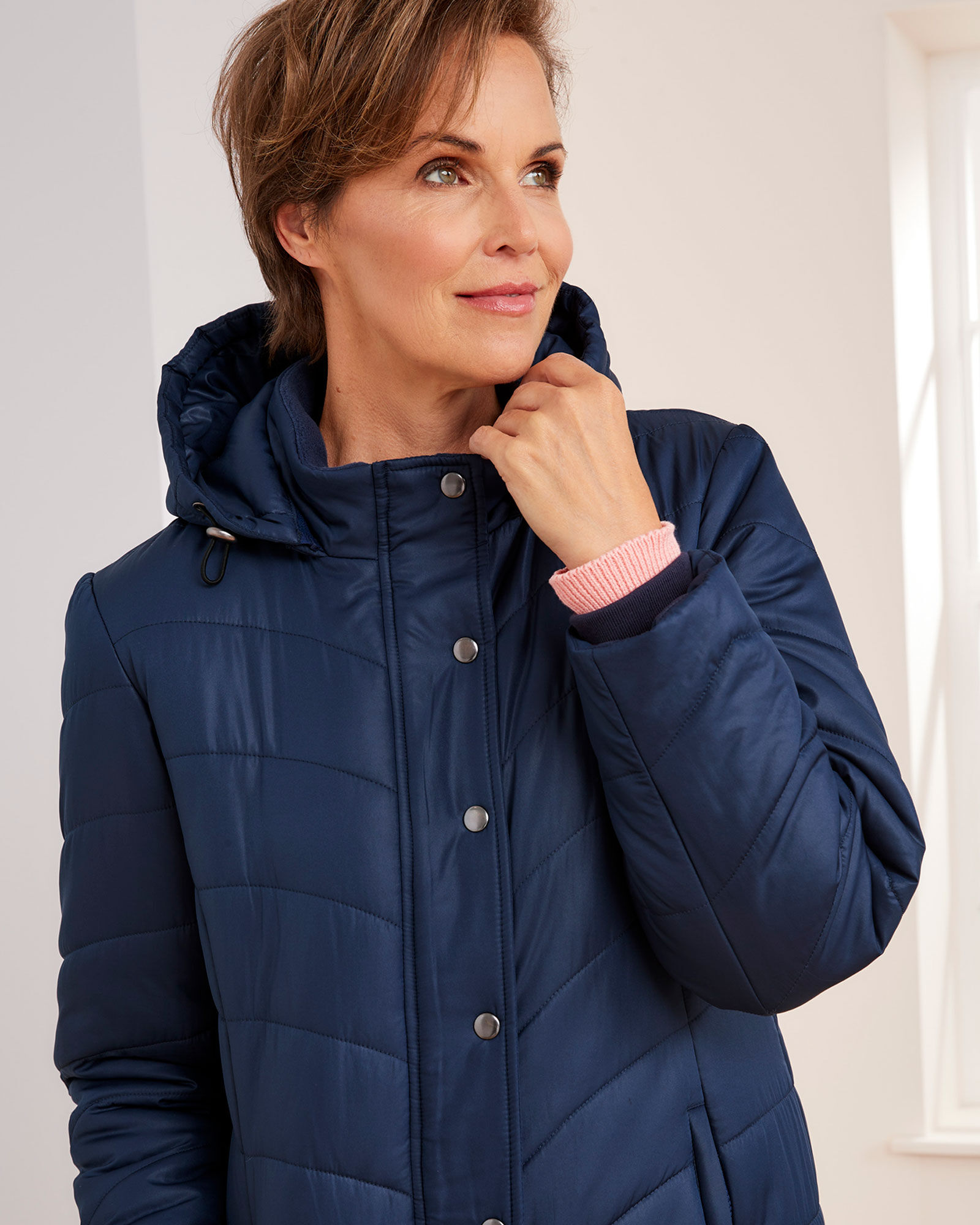 Cotton traders padded hooded coat store