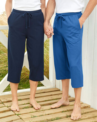 Piqué Crop Trousers