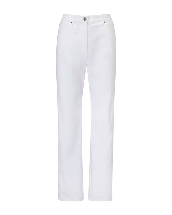 Magic Comfort Straight-Leg Twill Jeans