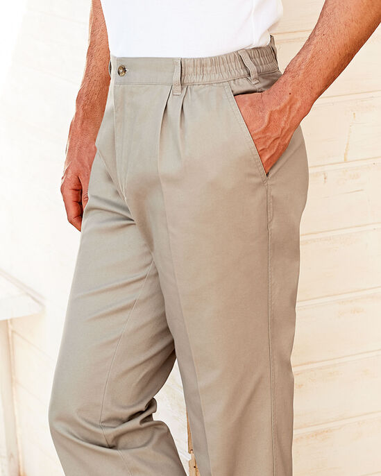 Elasticated Waist Trousers at Cotton Traders