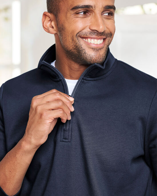 Half Zip Sweat Top