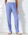 Printed Crinkle Tapered-Leg Trousers