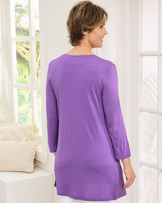 2-Piece Jersey Cardigan and Vest Set