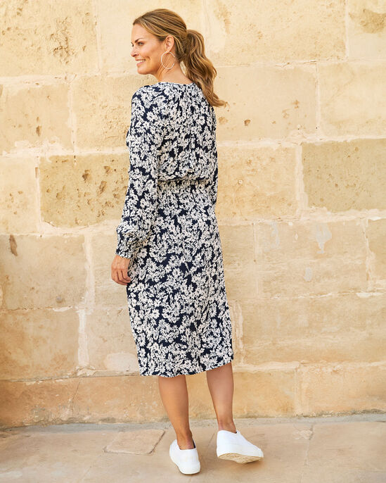 Printed Midi Dress