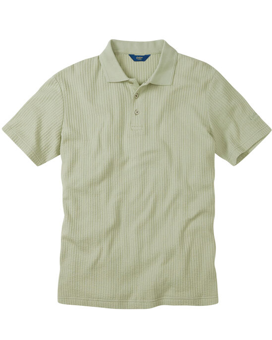 Seersucker Polo Shirt