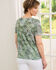 1/2 Sleeve Burnout Top