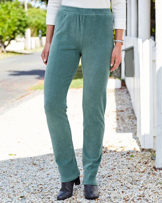 Jersey Pull-on Cord Trousers