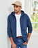 Cotton Hooded Zip Through Sweat
