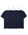 3 Pack Short Sleeve Vests