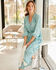 Tie-Waist Print Maxi Dress