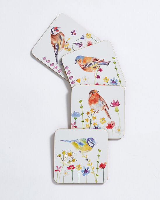Garden Birds Set of 4 Placemats and 4 Coasters